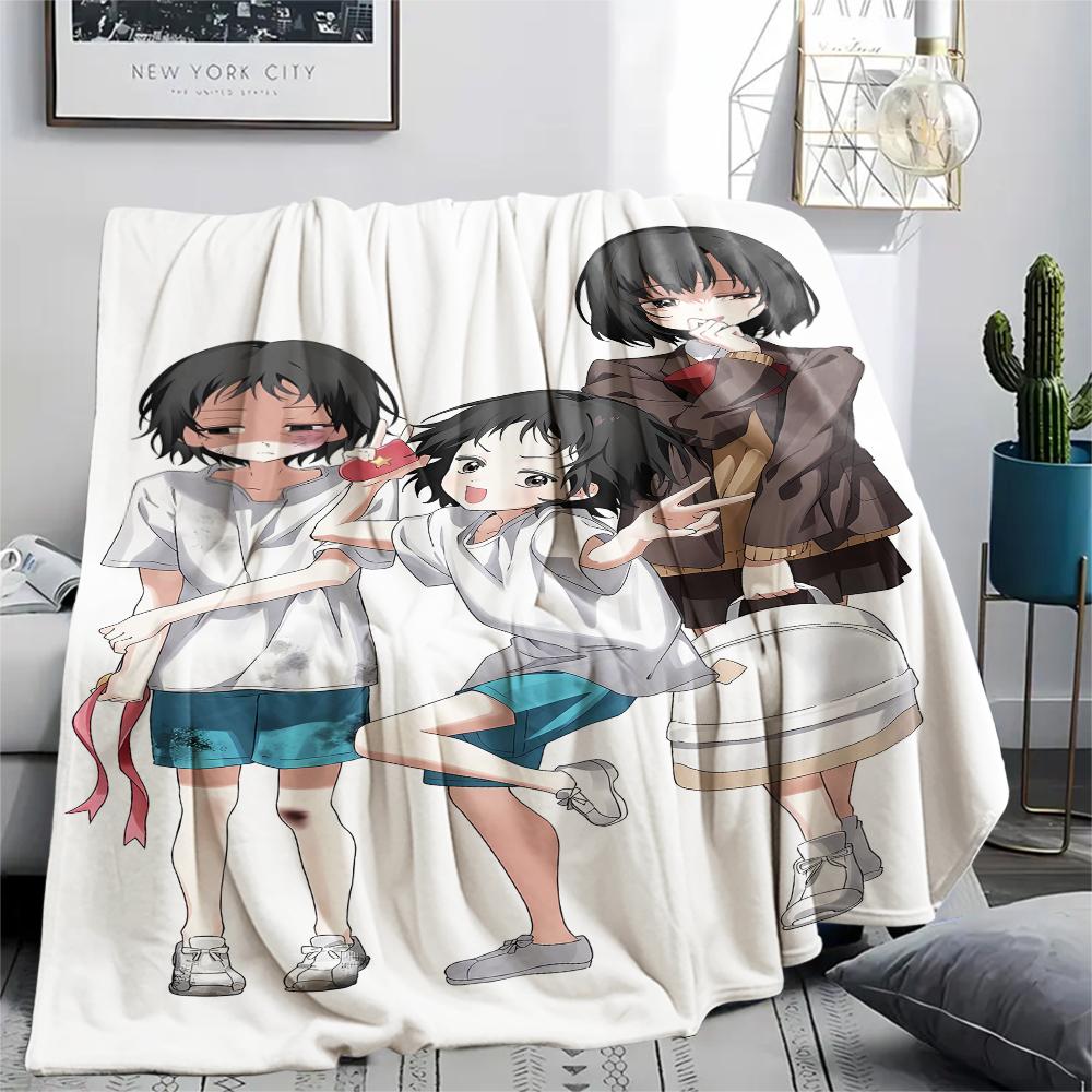 1PC Takopi's Original Sin Print Flannel Blanket, High quality All Seasons, Home Decor, Warmth and Comfort, Perfect for Christmas Gifts