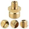 Brass Hose Adapter M22 x 15mm Male to G1/4 Threaded Connector for High Pressure Washer Spray and Pipe Couplings