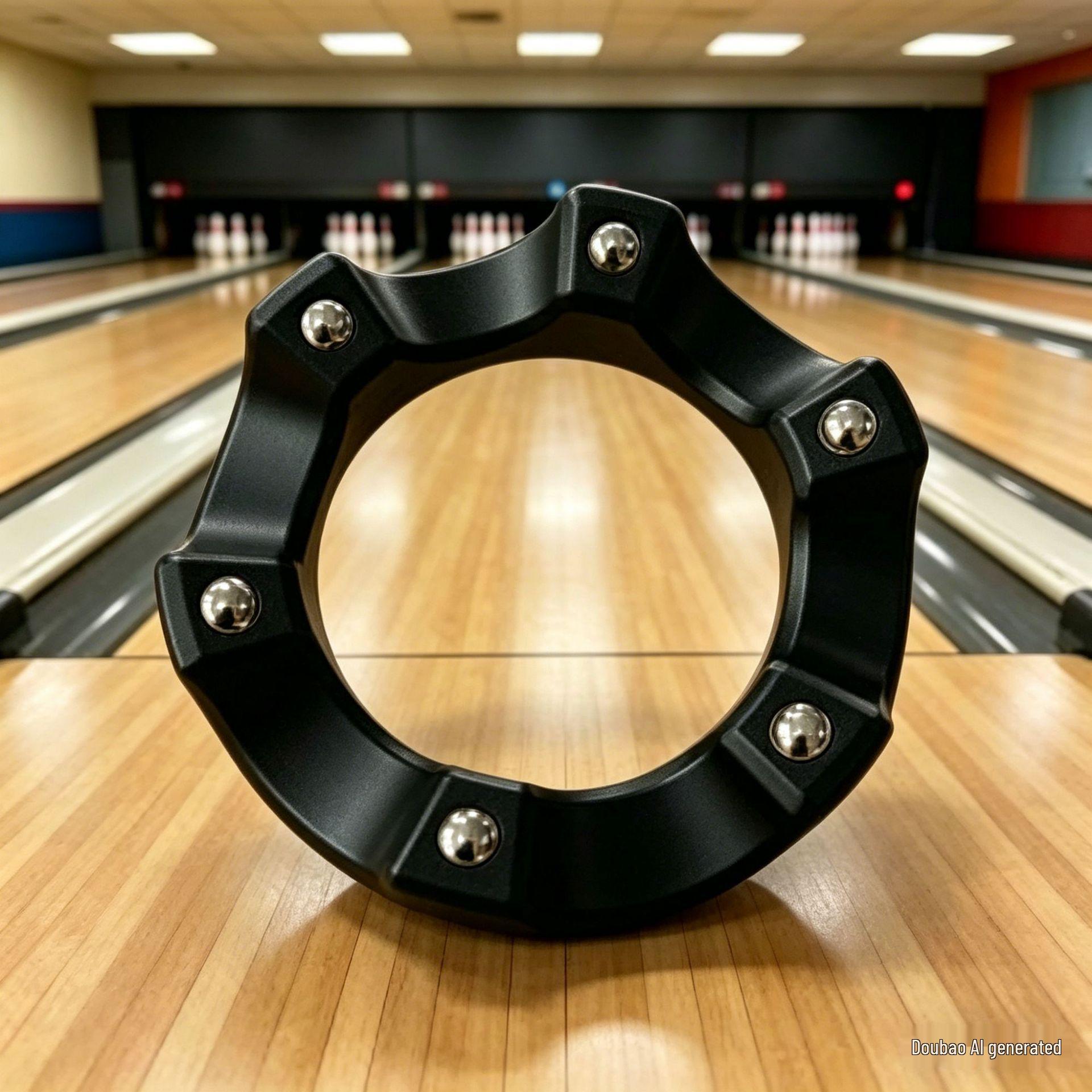Non-Slip Weight Ring for Bowling Ball Balance