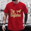 Casual T-Shirt for Men Funny The Dog Father Golden Retriever Godfather Oversized Mens T-Shirt Funny Fashion Summer Clothes