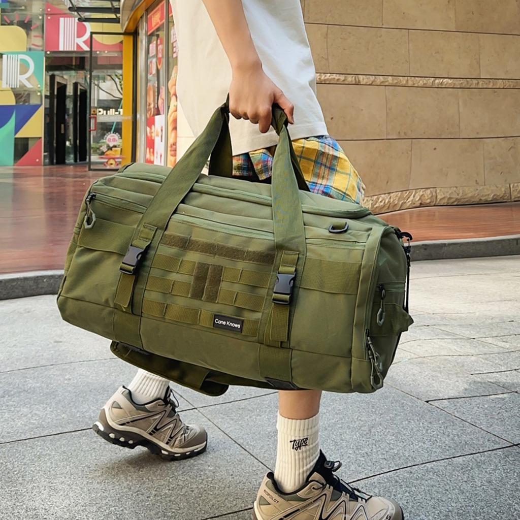 German Large-Capacity Trendy Travel Bag Canvas Tote Bag for Men Business Trips and Travel, Portable Storage Bag for Women, Sports and Fitness