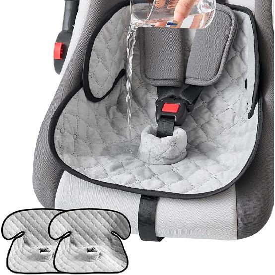 2 Pack Waterproof Piddle Pads Carseat Potty Training Car Seat Protector Waterproof Car Seat Liner Cover To Prevent Pee