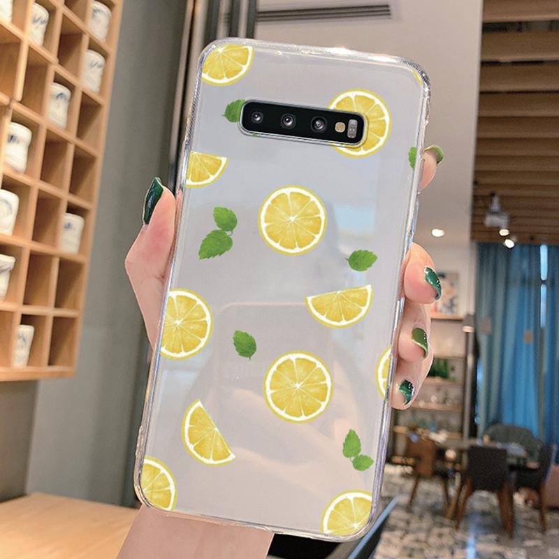 For Samsung Galaxy S9 Plus S9 S10 4G S10e S10 A10 A11 M11 A20 A30 M10A A20e A40 A21S Flowers Plants Clear Daisy Silicone Cover