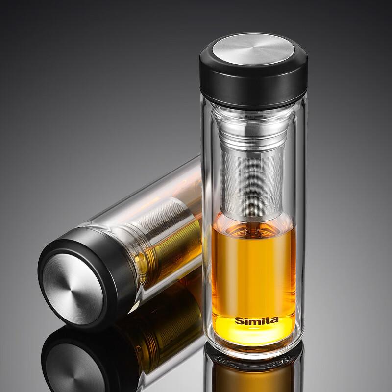 Simita Saturn Glass Tea Infuser Bottle