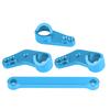Aluminium Alloy Steering Servo Saver Complete for FS 53633 51805 51806 1 10 Scale RC Car (Blue)