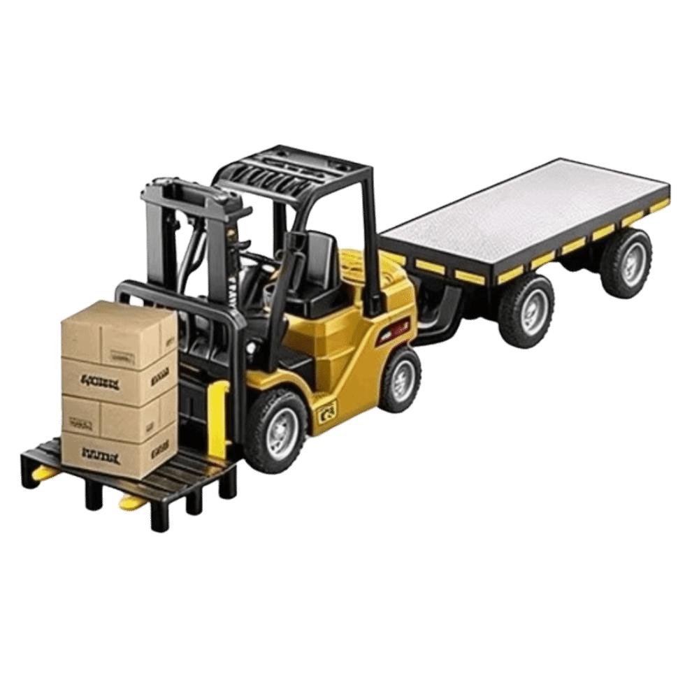 2.4G Hz Remote Control Forklift 1:64 Scale Engineering Truck RC Excavator Festival Gifts