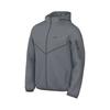 Jackets Men's Dark Gray Hooded Non Detachable Moderate