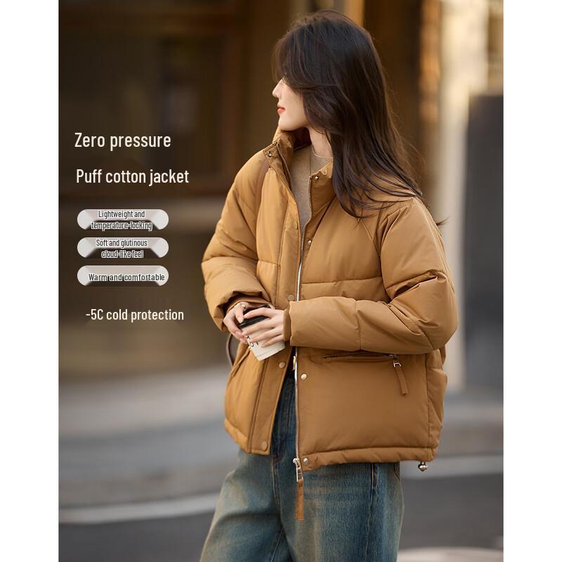 Women's Stand Collar Puffer Jacket