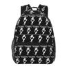 80S The Cramps Band Bad Music For Bad People Student Backpack School Bag Hiking Daypack for Boys Girls Bookbag Shoulder Bags
