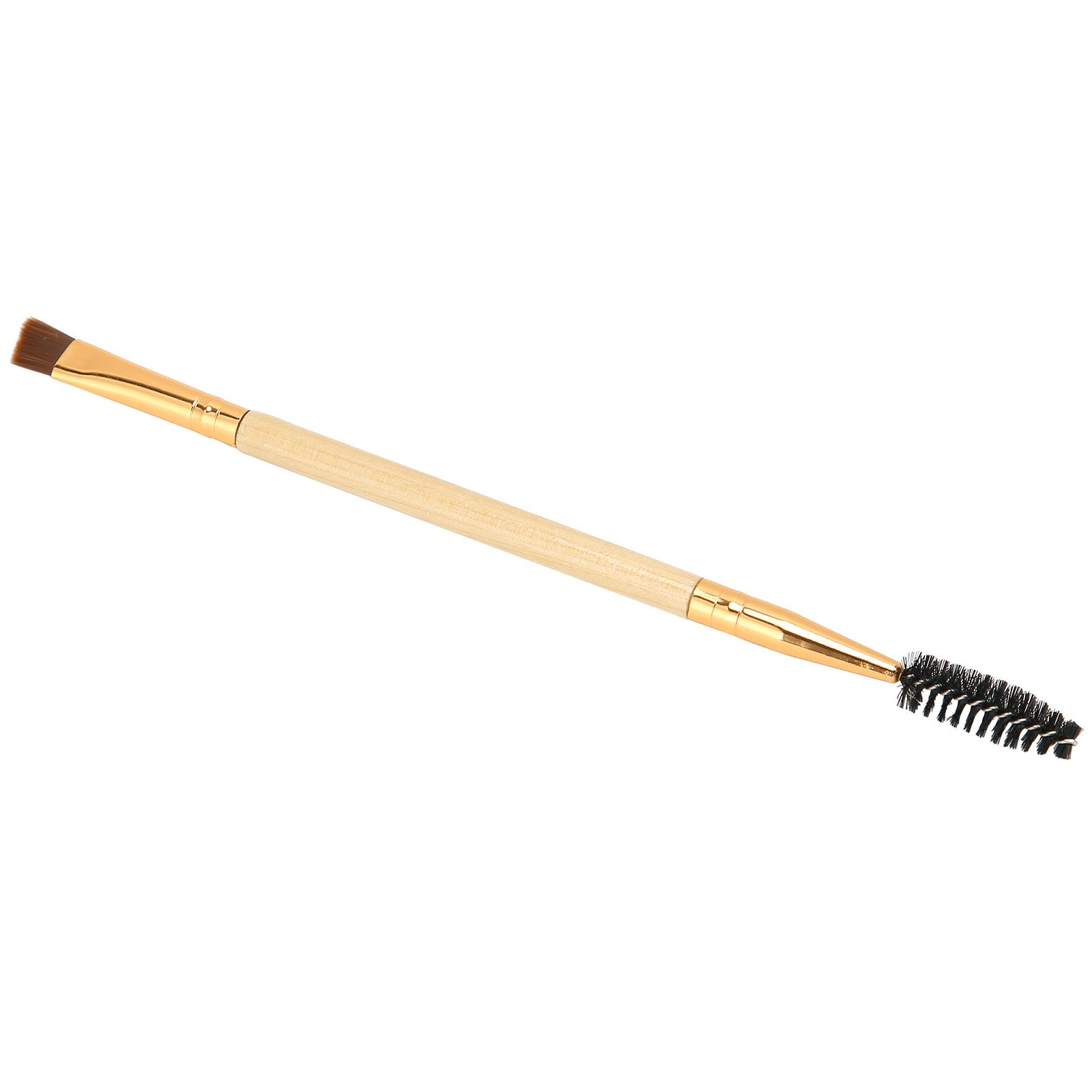 Двусторонняя кисть для бровей, ресниц, угловая кисть для бровей, косметическая кисть для макияжа бровей