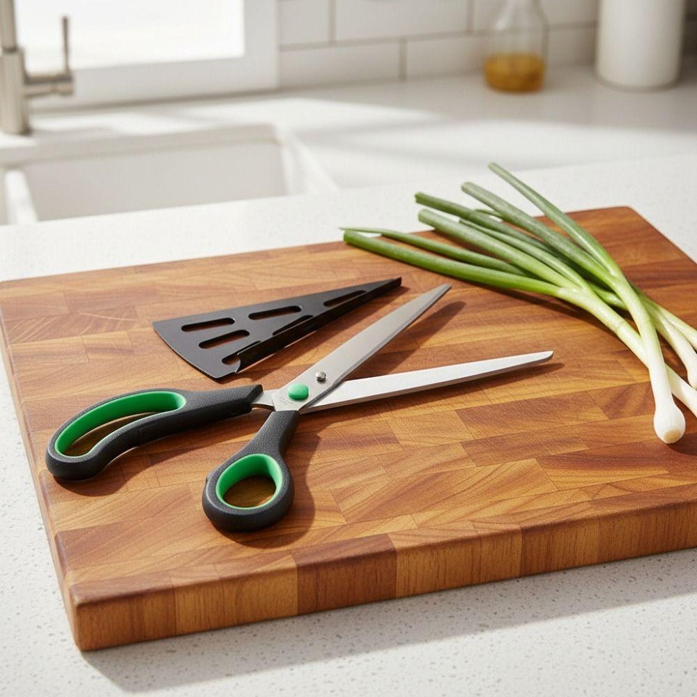 Stainless Steel Detachable Pizza Scissor 2 In 1 Scallion Scissor Creative Pizza Cutter Salad