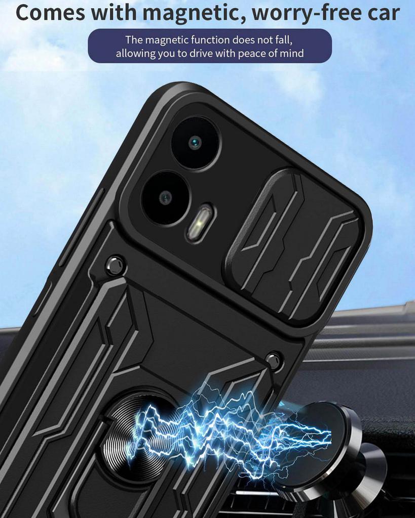 Card slot Camera protect case for Moto G35 G15 G73 E13 G72 G53 G23 G13 G32 G22 G60 G30 G10 Armor Hybrid Ring Cover