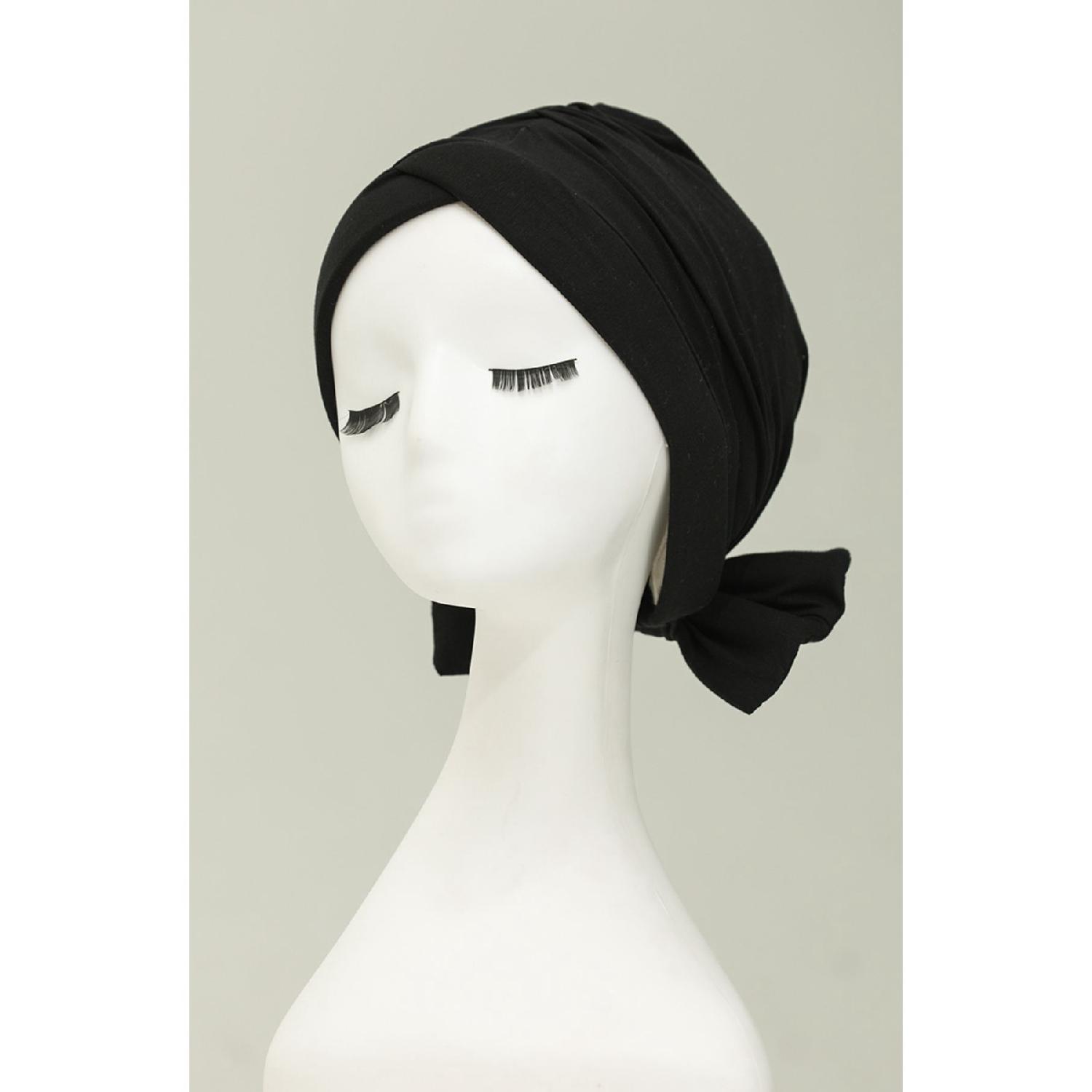 

Combed Cotton Outer Bonnet 1248-08 Черный Standart чёрный