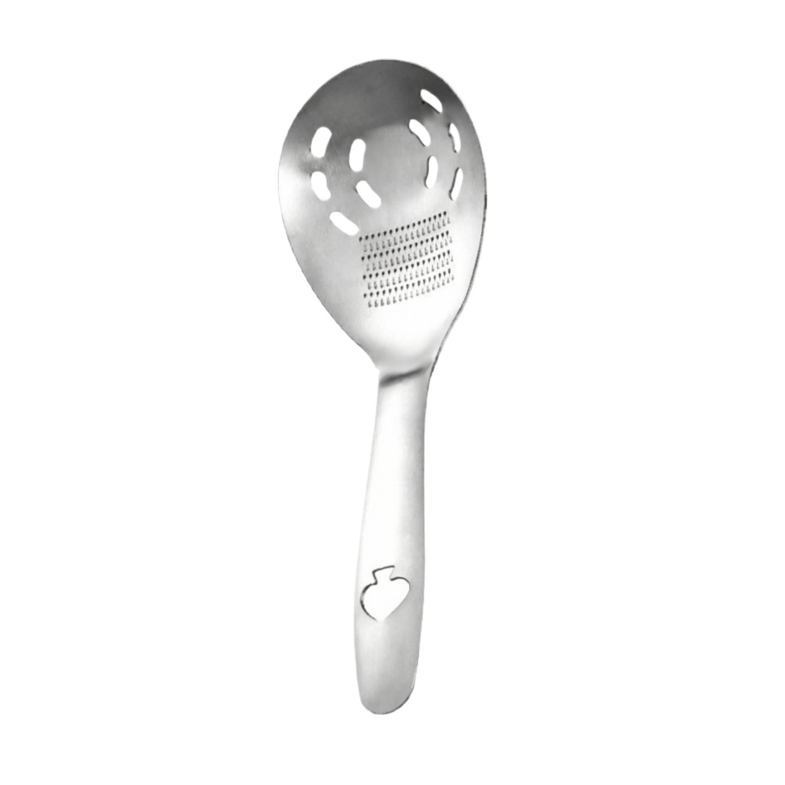 Stainless Steel Household Multifunctional Grinding Spoon серебряный