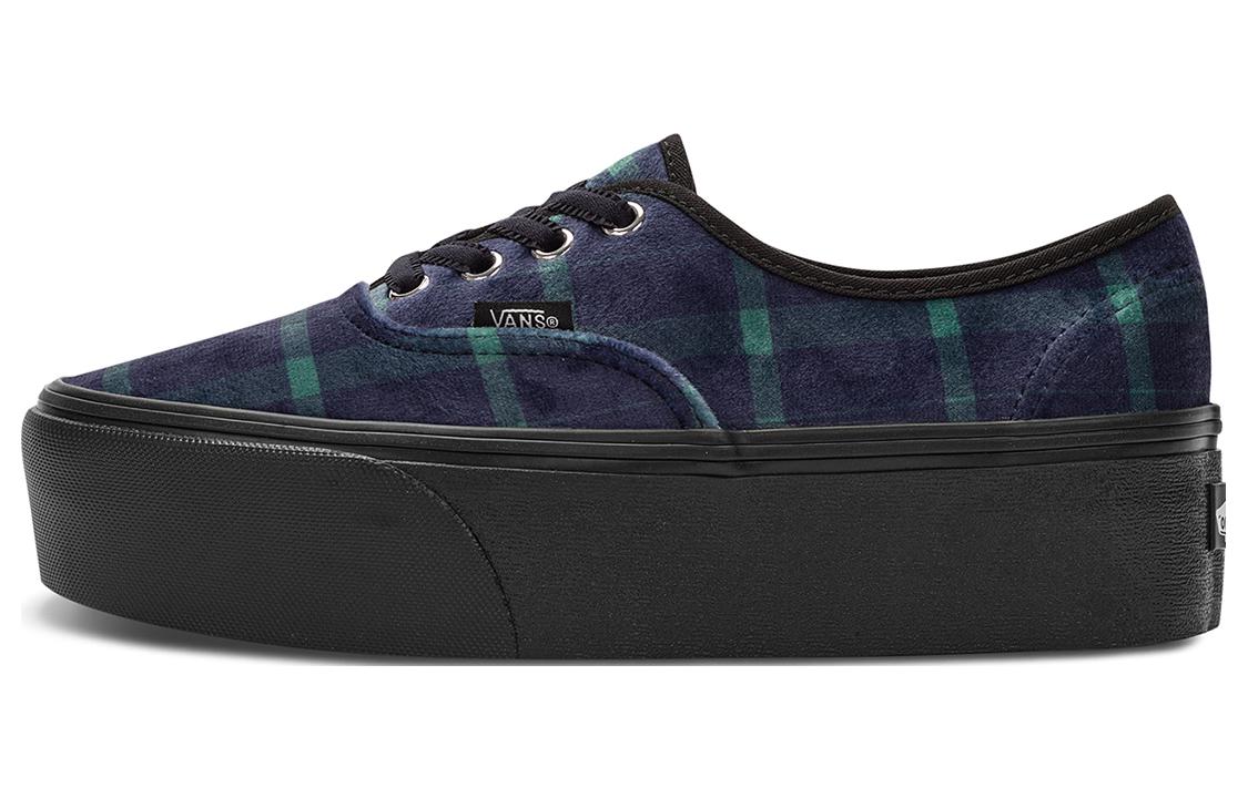 Оригинальные женские Vans Stackform  Velvet Plaid - Green Black  VN0A5KXX203 37