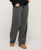 CARGOBROS FOR WOMAN Pigment One-Pleat Wide Sweatpants (Charcoal)