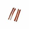 For Toyota Highlander 2008~2013 Peach Wood Grain Inner Door Panel Strip Trim 4PC