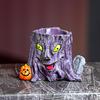 Halloweenská pryskyřičná ozdoba Strašidelný strašidelný dům Hrob Strom Démon Kořen Náhrobní kámen Socha s LED světlem Kreslená dýně Duch Figurka Ozdoba