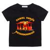 Cotton Children's T-shirts Daniel Tiger’s Neighborhood Cartoon Print Short Sleeve Retro Boys Cute Girls Tees Casual Tops Summer