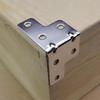Flight Case Corner Brackets 4/8Pcs L Angle Codes, 6 Hole Right Angle Protector Aluminum Case Hardware Tour Box Reinforcement Kit