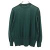 TOGA PULLA Border Pattern Long Sleeve Sheer Knit 36 Green Women Used