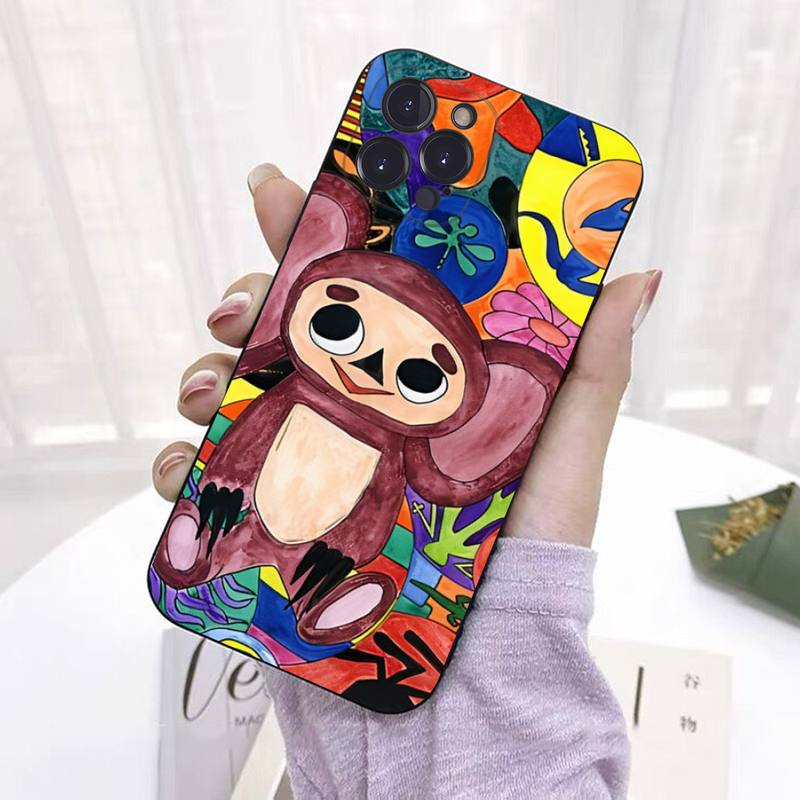 

Чехол для телефона «Чебурашка» для iPhone 8, 7, 6, 6S Plus X SE 2020 XR XS 14, 11, 12, 13 Mini Pro Max, чехол для мобильного телефона iphone 14 plus