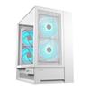 Boitier PC Gaming - COUGAR - OMNYX - Blanc - Mid-Tower ATX - 4 Ventilateurs ARGB PWM