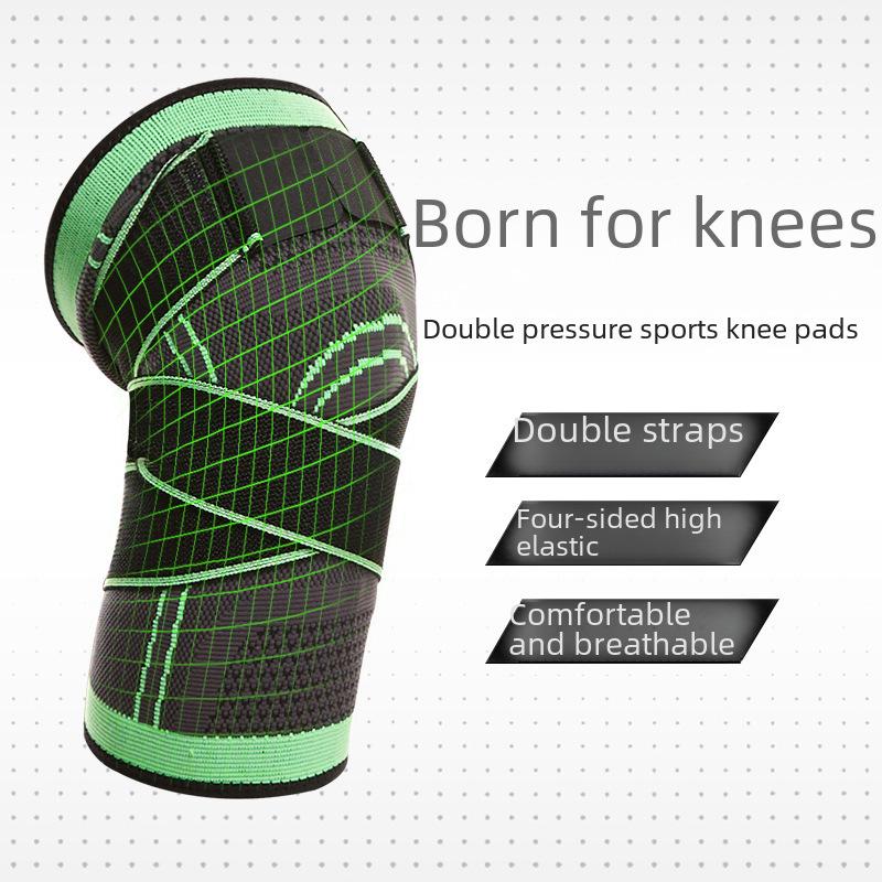Breathable 3D Compression Nylon Knee Pads for Running, Cycling, and Basketball