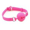 Black/Red/Pink PU Belt Silicone Balls 3.5/4.5/5cm SM Sex Toys Gagging Drooling Couple Bondage Games Adult Products