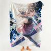 Anime M Medalist Throw Flannel Throw Blanket Suitable for Sofa Living Room Bedroom