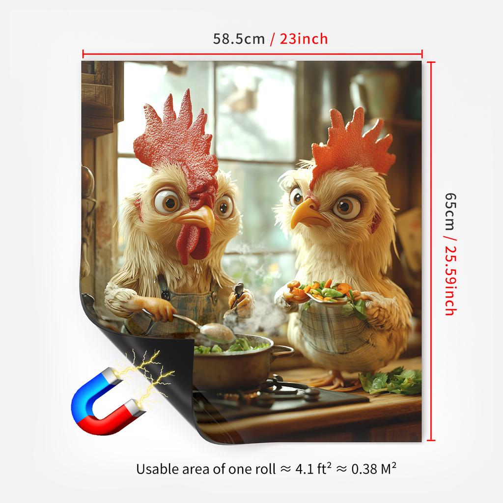 65X58.5Cm Household Dishwasher Magnetic Sticker Kitchen Home Refrigerator Magnetic Sticker