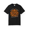 Orange Whips Swirl Graphic T-Shirt | Retro 70s Typography, Orange Soft-serve Design