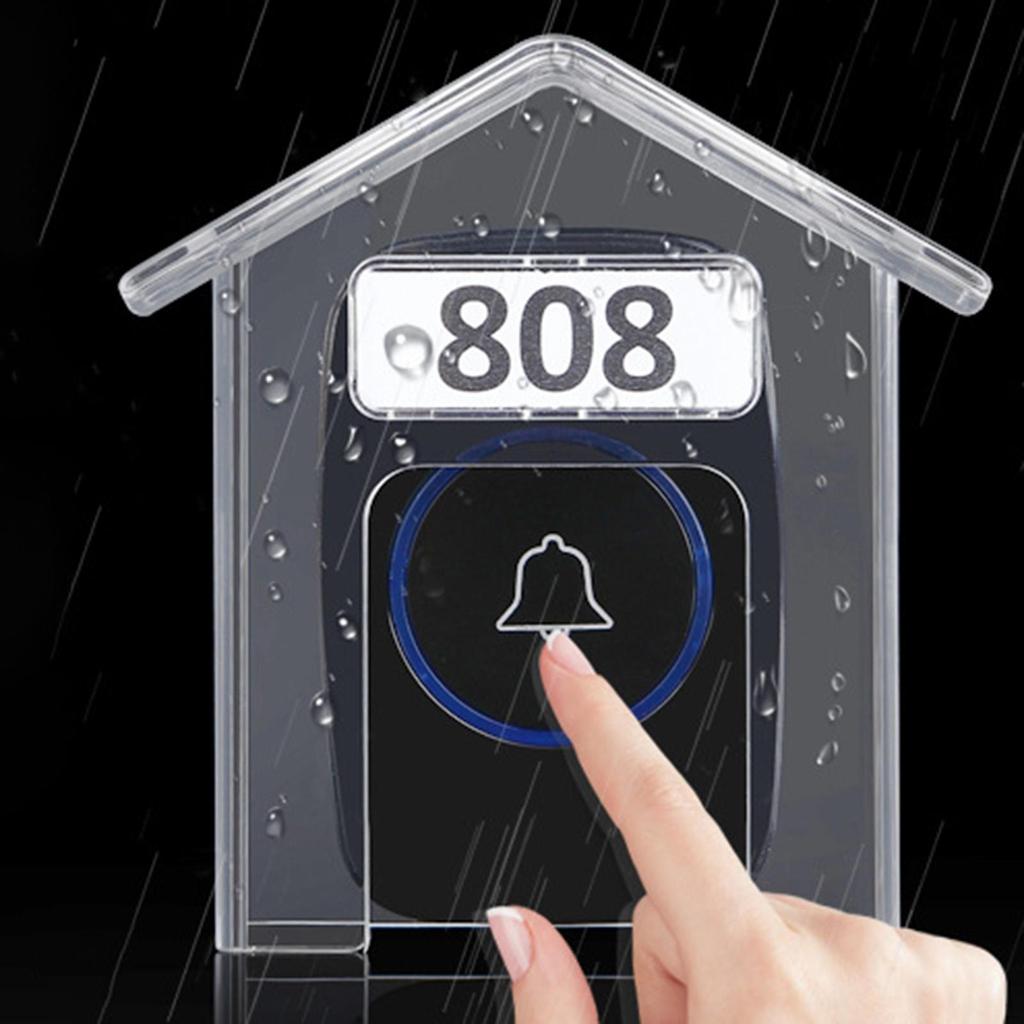 Doorbell Cover, Rain Door Bell Protective Box for Access Control Keypad Fingerprint