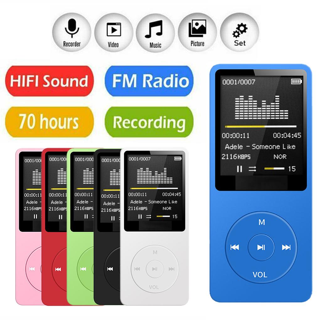 MP3 Player Record Digital Display Screen Portable Lossless Players Portable Sport Running Walking Equipment with Micrphone