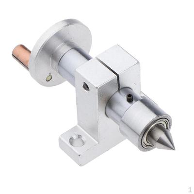 Centro vivo de doble rodamiento ajustable giratorio con llave para máquina de torno