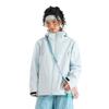 Outdoor three-in-one jacket men's and women's color matching removable cap waterproof and windproof mountaineering suit group buying can be printed