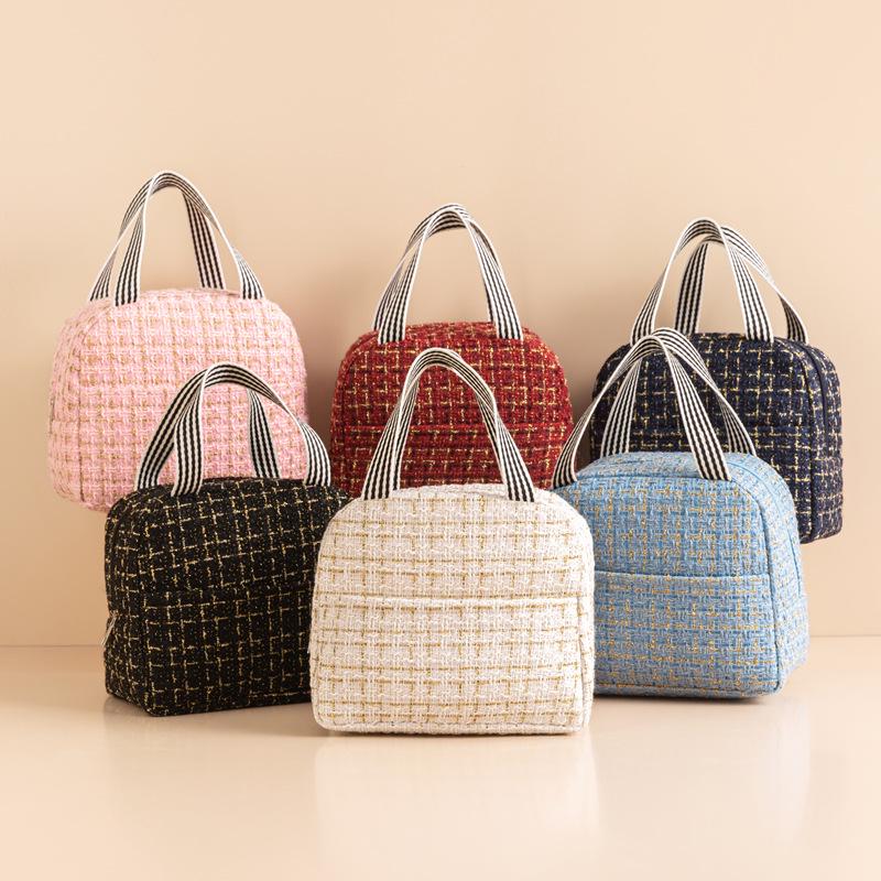 Chuangna Stylish Insulated Lunch Bag with Large Capacity and Thickened Aluminum Foil for Outdoor Use