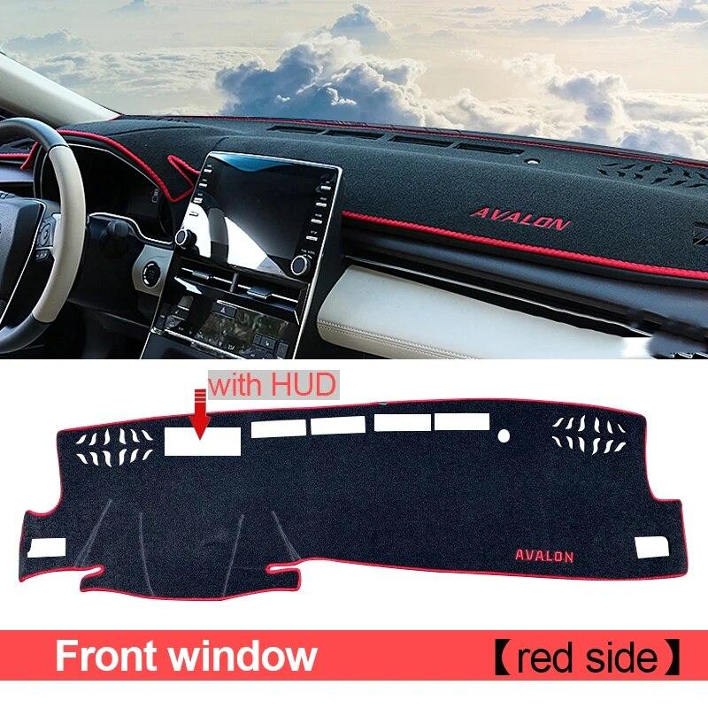 For Toyota Avalon 2018 Car Dashboard Cover Avoid Light Pad Instrument Panel Mat Carpets ANti-UV Accessories