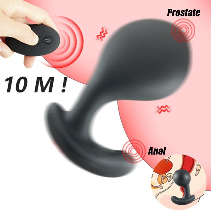 Male Prostate Massager Wireless Remote Control Anal Plug Vibrator Huge Butt Plug Inflatable Vagina Anal Sex Toys for Men 18