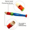 1pc Wooden Flute 6-Hole Colorful Cartoon Clarinet Piccolo Trumpet Toys Musical Instrument Birthday Gift Party Decor JXB