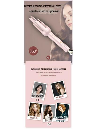 Portable Automatic Hair Curler for Large Waves
