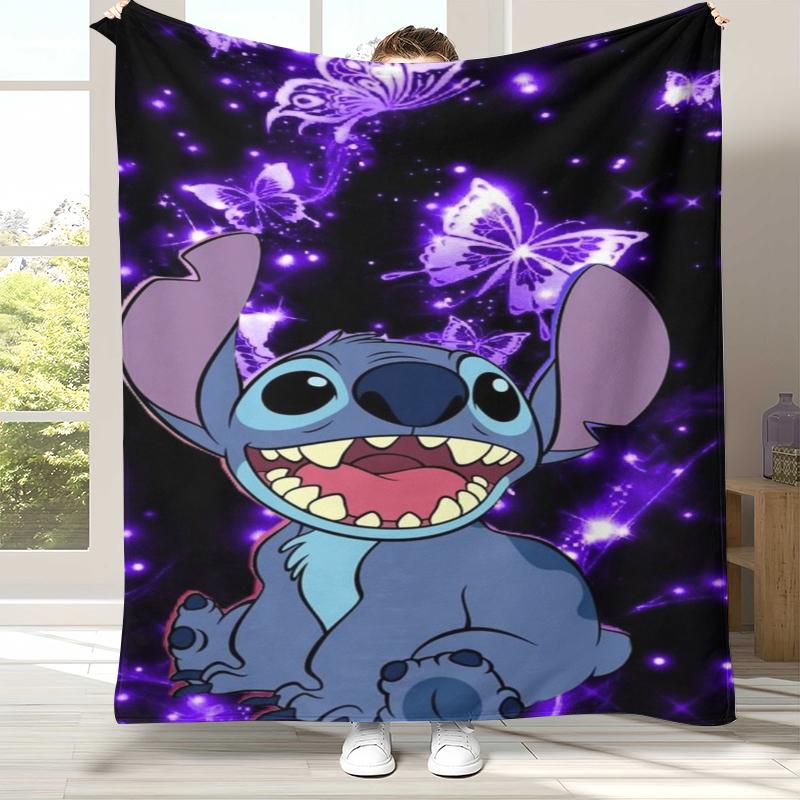 Coperta di Flanella Kawaii a Punto S, Coperta Morbida e Calda in Peluche per Casa, Camera da Letto, Letto, Divano, Campeggio, Picnic, regalo bambini