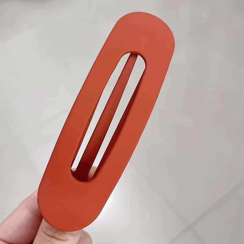 Korean Frosted Flat Hair Clips For Women Large MaHtte Hairpins Hairgrips Big Clip Bangs Barrettes Girls Hair Accessories