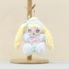 Turn Into Baby Rabbit Plush Keychain Toy Cartoon Doll Backpack Gifts Pendant