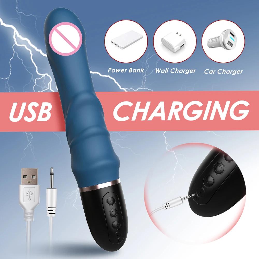 Powerful Big Dildo Vibrator for Women G-spot Clitoral Stimulator 10 Modes Vaginal Massager Female Masturbator Sex Toy for Aldult