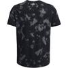 Camiseta de Manga Corta con Estampado Completo SS23 para Hombre Tops Negro 1377928-001