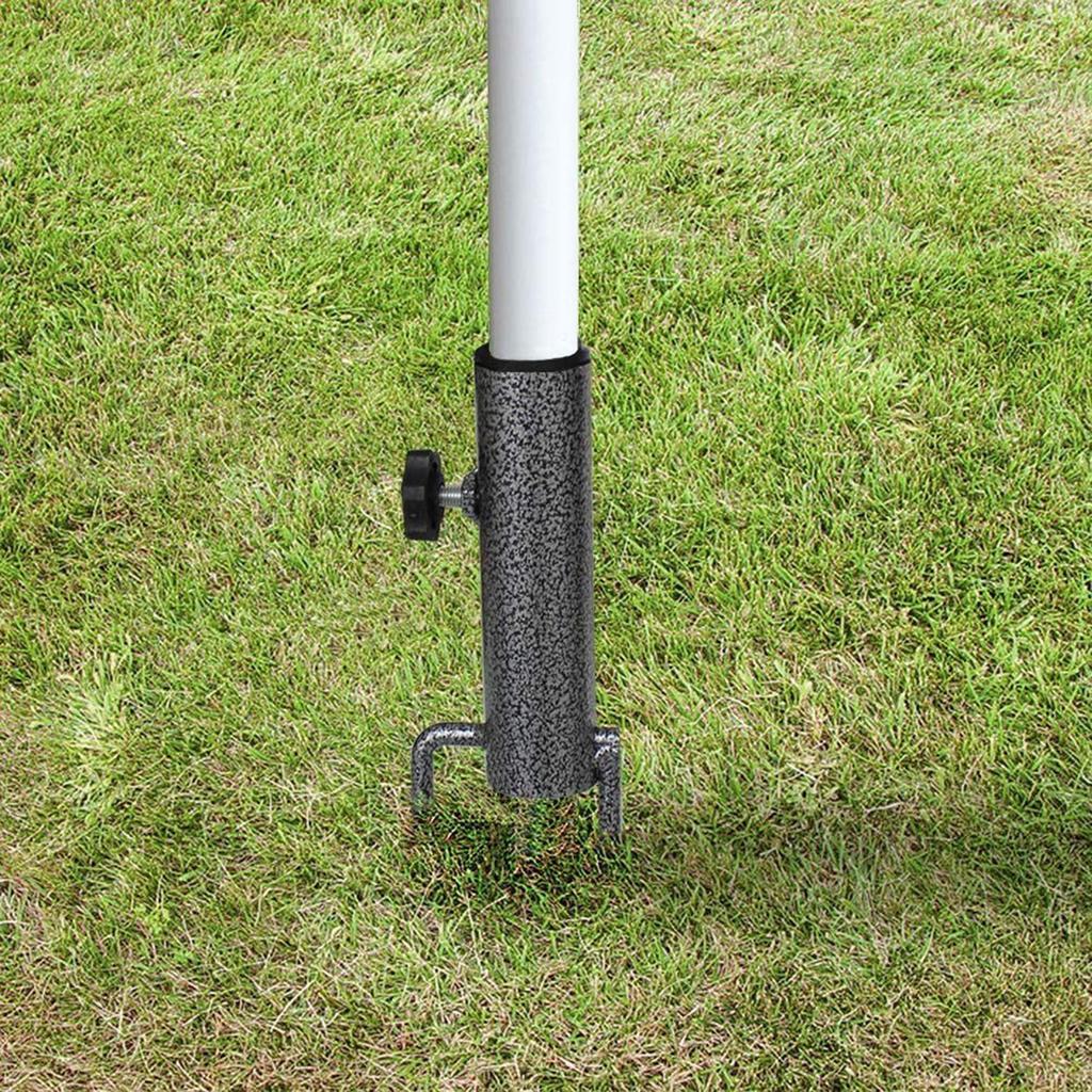 Heavy Duty Lawn Umbrella Holder Versatile Ground Spike Rusts Proof Garden Umbrella Spike Upgrades for Secure Anchoring