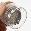 Crystal Glass Powder Liquid Blending Wash Pen Nail Cup Liquid Blending Crystal Cup Nail Tools With Cover Stainless Steel Mesh