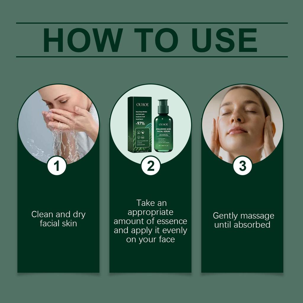 OUHOE Facial Essence Moisturizing Moisturizing Skin Brightening Care Gentle Care for Facial Skin