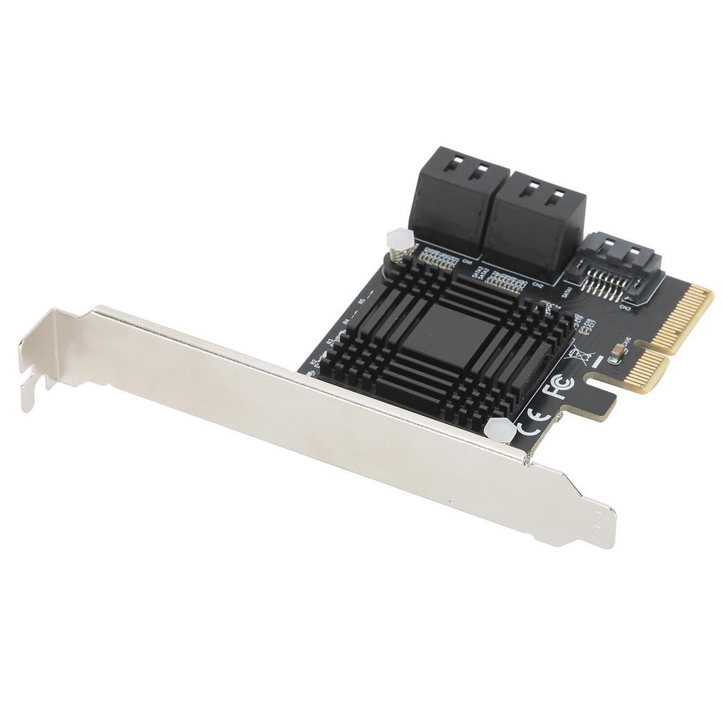 Expansion Card PCIE To 5 Ports SATA3.0 Module Converter Board JMB585 Chip for Computer